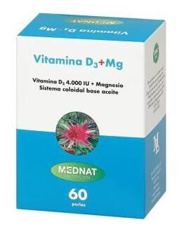 Vitamine D3 + Magnésium 60 Perles