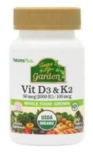 Jardin Vitamine D3&amp;K2 60 Gélules