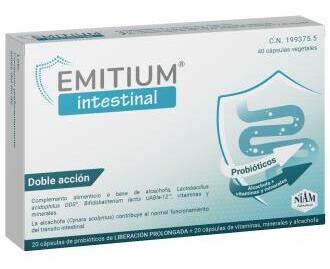 Emitium Intestinal 20+20 Gélules Végétales