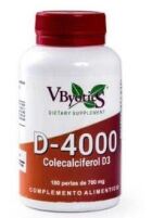 Vitamine D3 4000Ui 180 Perles