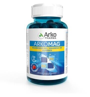 Arkomag Magnésium B6 45 Gummies Fraise