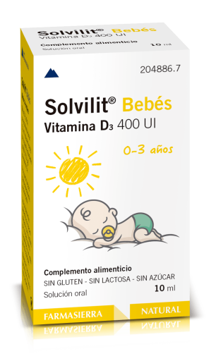 Solvilit Bébés Vitamine D3 400Ui 10 ml