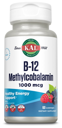 Vitamine B-12 Méthylcobalamine 1000 mcg 60 comprimés