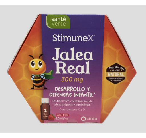 Stimunex Gelée Royale Enfant 300 mg 20 Ampoules