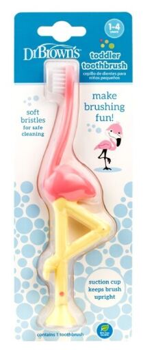 Brosse à dents pour enfants Flamenco 1-4 ans 1 unité