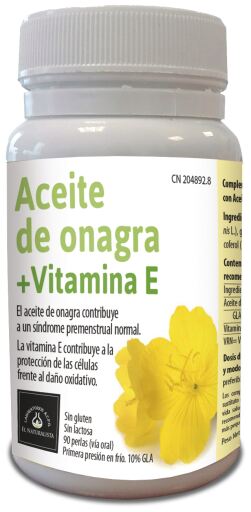 Huile d&#39;onagre + Vitamine E 90 Perles