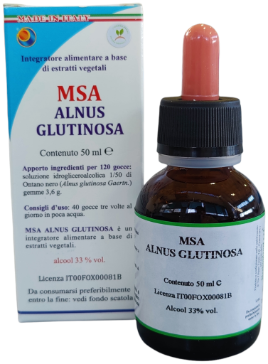 Msa Alnus Glutinosa Bourgeons d&#39;Aulne 50 ml