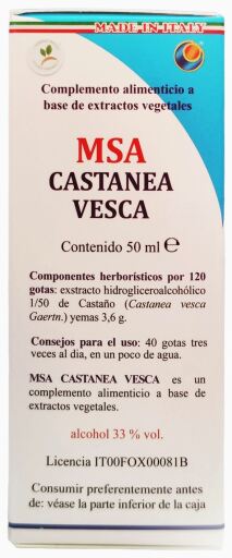 Msa Castanea Vesca Bourgeons 50 ml