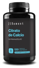 Citrate de calcium avec vitamine D3 120 gélules