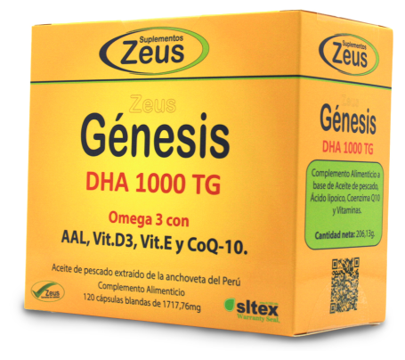 Genesis Dha Tg 1000 mg Oméga 3 60 Gélules