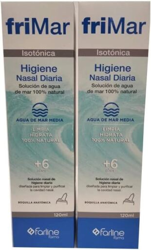 Farma Frimar Hygiène Nasale Quotidienne Isotonique 2x120 ml