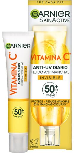 Skinactive Fluide Anti-Taches Invisible Vitamine C SPF50+ 40 ml