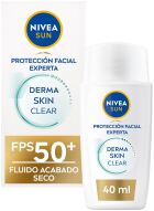 Sun Derma Skin Clear Fluide Finition Sèche SPF50+ 40 ml