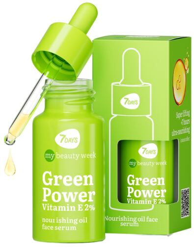 My Beauty Week Green Power Sérum Visage Vitamine E 2% 20 ml