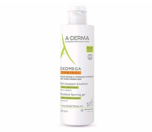 Exomega Control Gel Moussant Émollient 500 ml