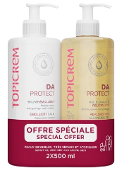 Da Protect Baume Émollient 500 ml + Gel Nettoyant 500 ml