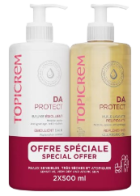 Da Protect Baume Émollient 500 ml + Gel Nettoyant 500 ml