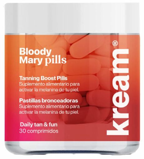 Bloody Mary Pills Comprimés de bronzage 30 unités