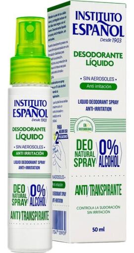 Spray Déodorant Liquide Anti Irritation 50 ml