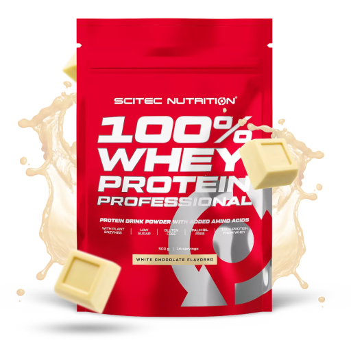 100% Whey Protein Professionnel Choco Blanc 500 gr