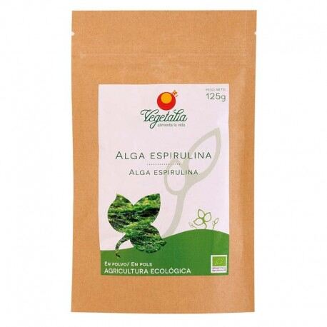 Poudre d&#39;Algues Spiruline 125 gr Bio