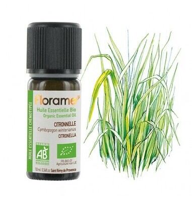 Huile Essentielle de Citronnelle Bio 10 ml