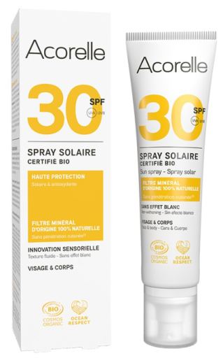 Spray Solaire Filtre Bio Minéral SPF 30 100 ml