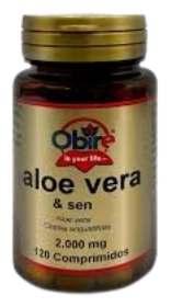 Aloe Vera 2000 mg avec séné 120 comprimés