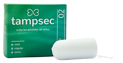 Tampon pour incontinence extra-urinaire 2 unités