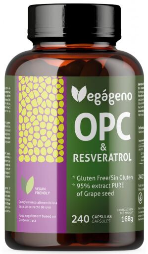 Opc Pépins de Raisin-Resvératrol 240 Gélules