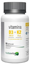 Vitamine D3+K2 90 gélules