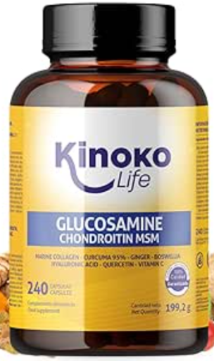 Gélule de glucosamine chondroïtine avec MSM 240 gélules