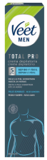 Men Total Pro Crème Dépilatoire Poitrine et Corps Peaux Sensibles 200 ml