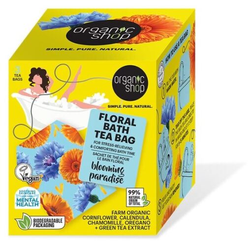 Sachets de thé pour le bain Fleurs en fleurs 3 unités x 50 gr