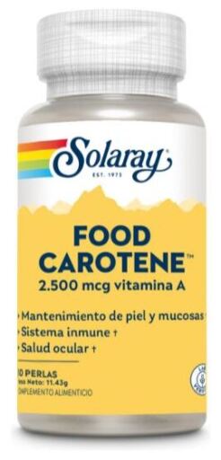 Carotène alimentaire 2500 mcg 30 capsules