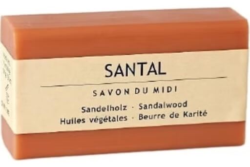 Barre de savon au bois de santal 100g Bio