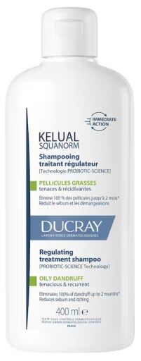 Kelual Squanorm Shampoing antipelliculaire gras 400 ml