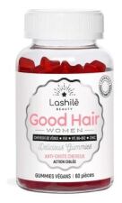 Lashile Good Hair Women Fruits rouges sans sucre 60 bonbons gélifiés